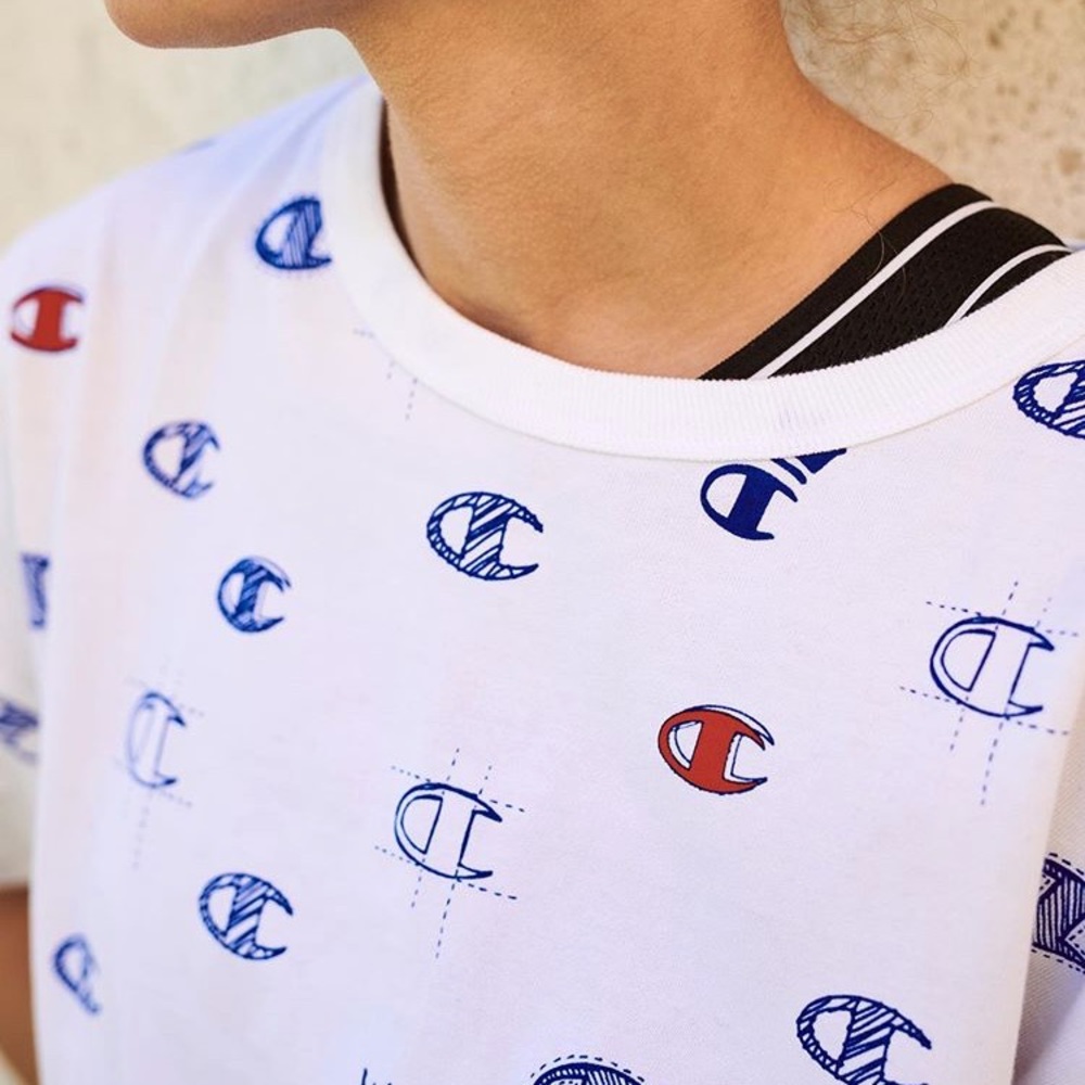 Champion Logo Crop Top